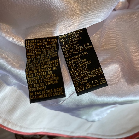 Crisp White Coral Beaded Blazer by Christine Philippé California - Size 12 - Picture 7 of 8